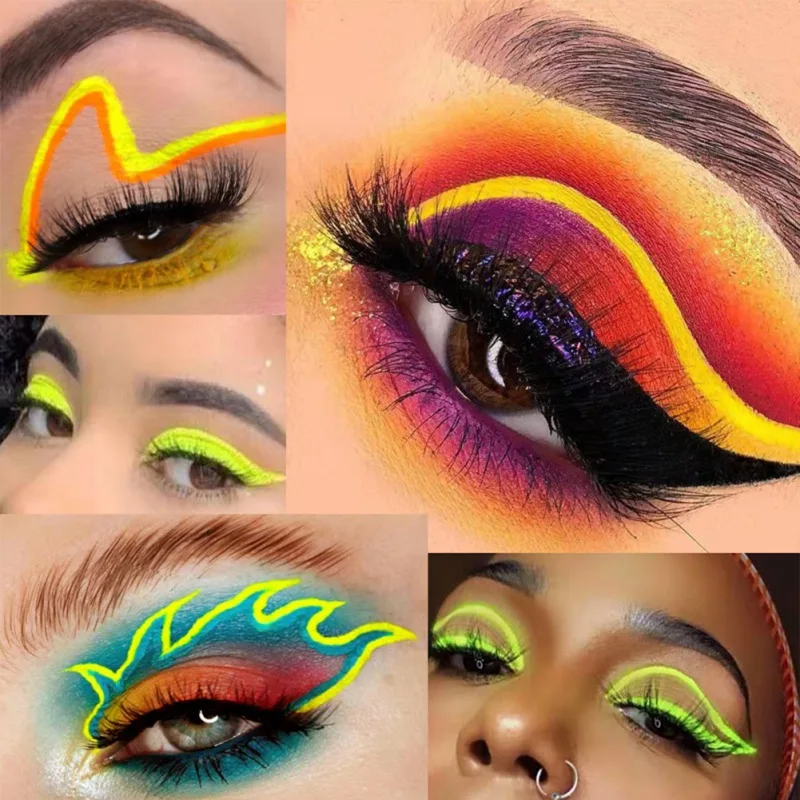 

Жидкая неоновая подводка для глаз, 4 мл, 8 цветов