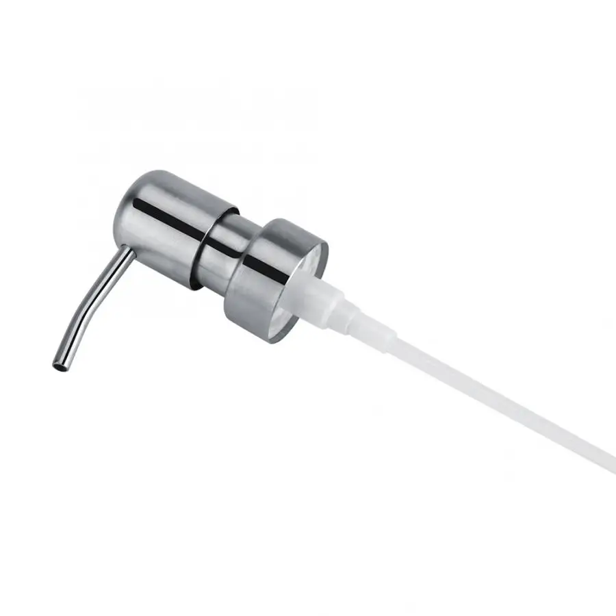 1Pc 304 Stainless Steel Liquid Soap Shampoo Silvery white Pump Kitchen Bathroom Use (for 2.5cm) | Дом и сад