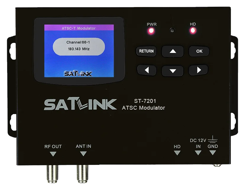 [Подлинный] Satlink Стандартный ATSC модулятор 1 Маршрут HD 1080P MPEG2 для США Канады Мексики