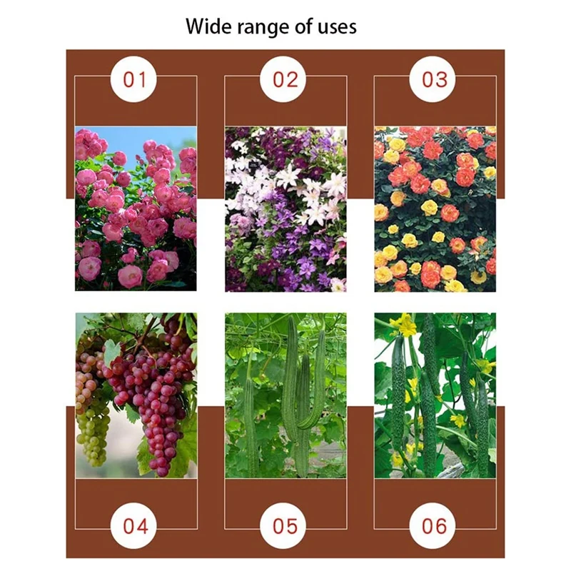 

Freestanding Trellis Decorative Metal Climbing Frame for Gardens Roses Climbing Plants