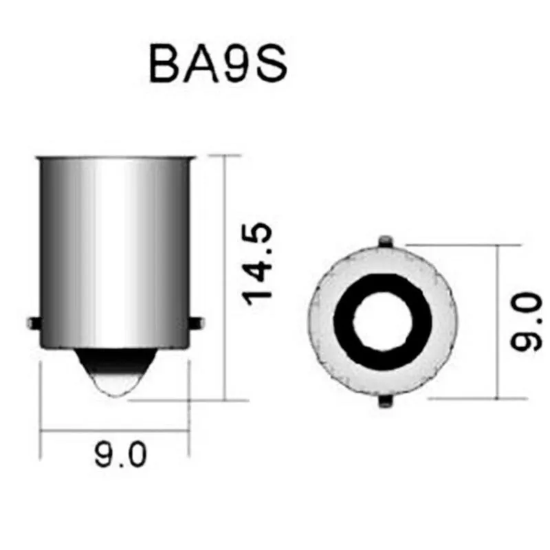 

10 . Ba9s T4w 363 T11 Led COB R0G5