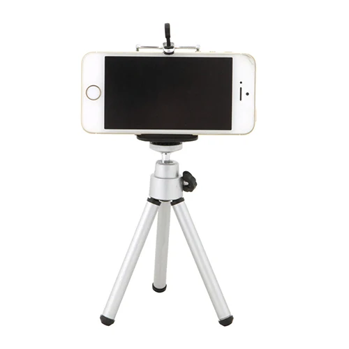 

Mini 360 degree Rotatable Stand Tripod Mount + Phone Holder For iPhone Samsung HTC for All Mobile Phone Universal Phone Holder