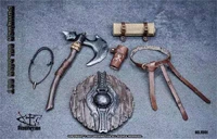 for sale 112th f001 conquering soldier set weapon axe shield belt models for usual 6inch body doll collection