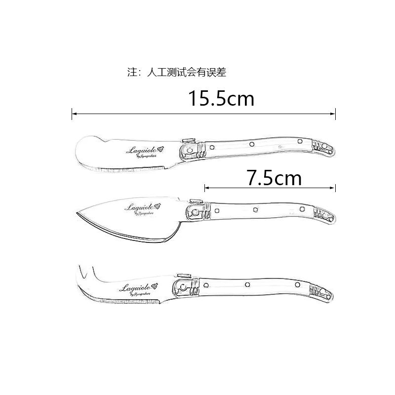 Милый шпатель для масла нож сыра набор из 3 предметов хлеба брикет
