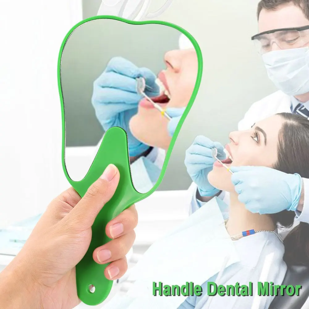 6 шт симпатичная ручка стоматологического зеркала инструмент Небьющийся