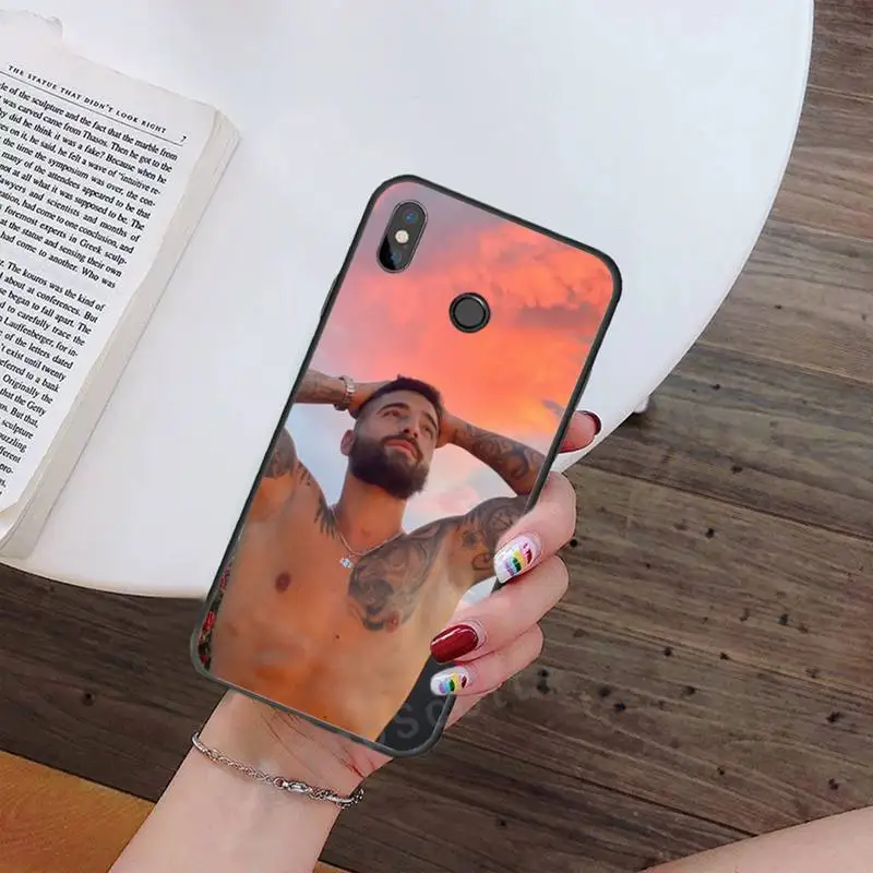 

Colombian singer Maluma Phone Case For Xiaomi Redmi note 7 8 9 t max3 s 10 pro lite Luxury brand shell funda coque