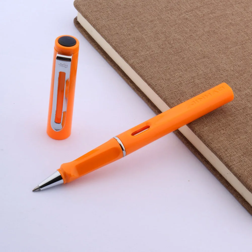 Шариковая ручка Jinhao599 в популярном стиле оранжевая|baoer 500 fountain pen|pen zebrapen joke |