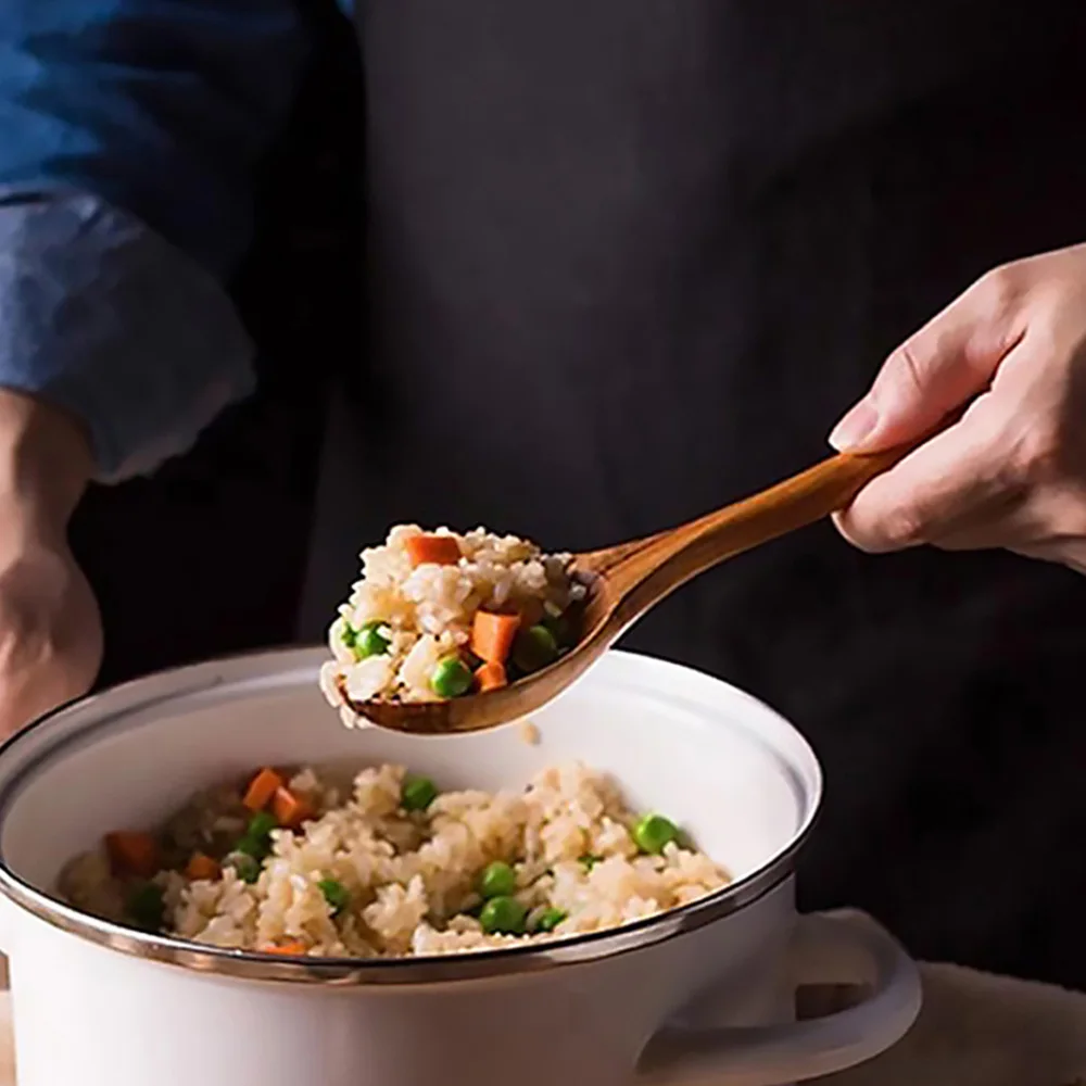 

1 Set of Kitchenware Slotted Scoop Stir-frying Spatula with Bucket (Coffee)