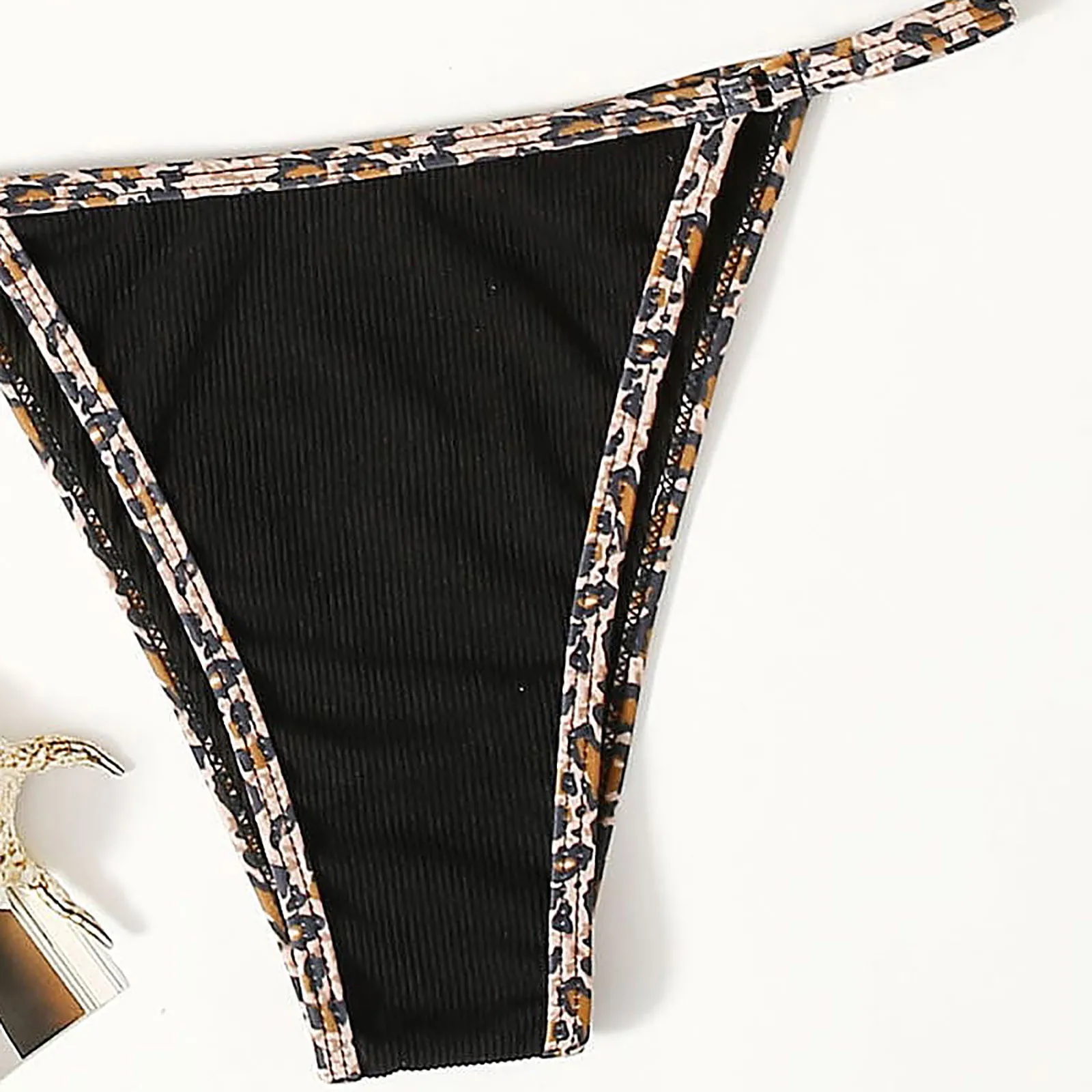 Женские Купальники 2 шт. комплект бикини с пуш ап топ подкладкой и высокой талией