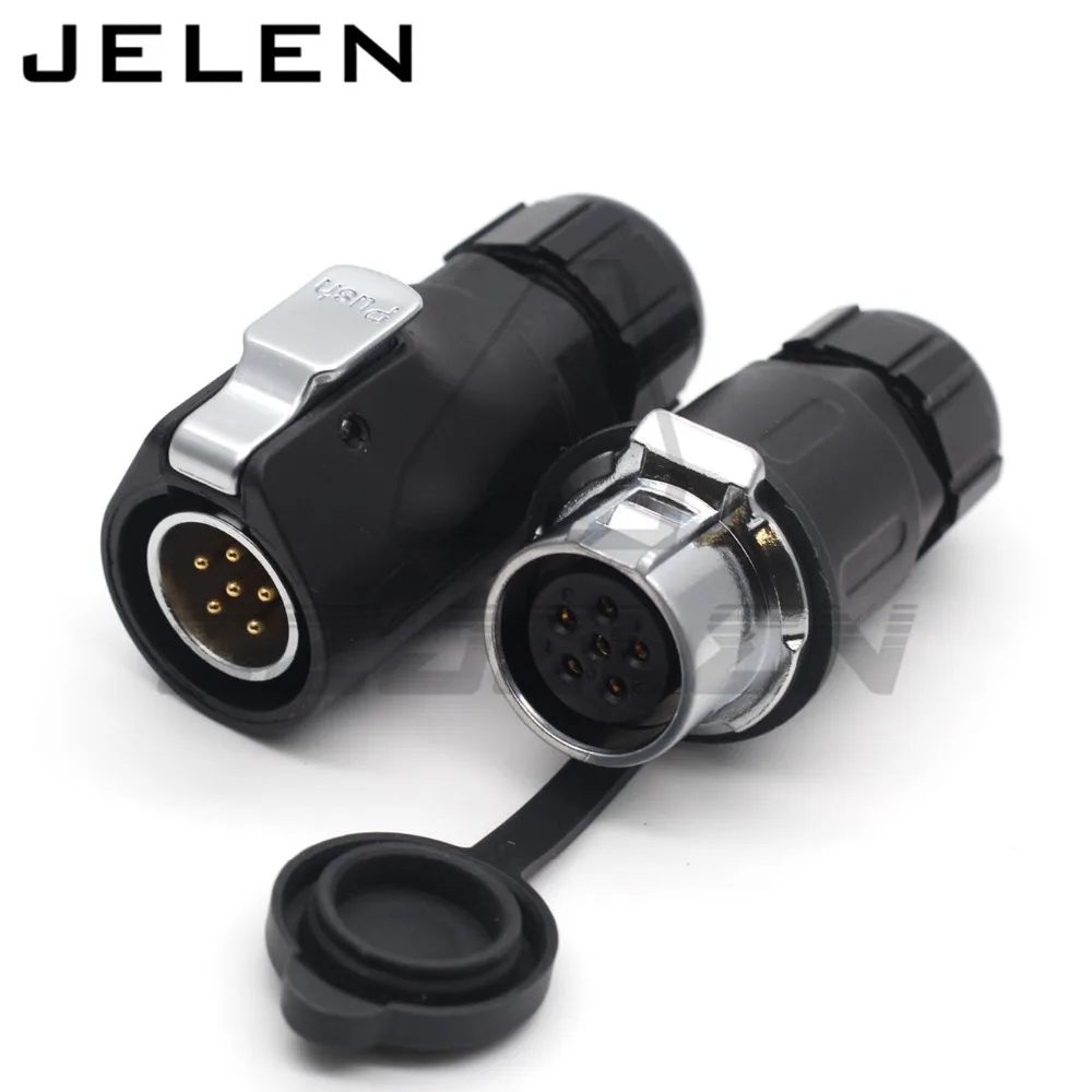 XHE20, IP67 2/3/4/5/6/7/8/9/10/12pin водонепроницаемый conector, док-разъем кабеля питания мужской и женский, автомобильные разъемы