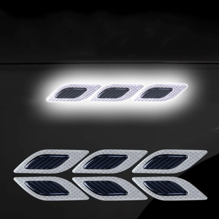 Автомобильные Светоотражающие Полоски Предупреждение ющие наклейки