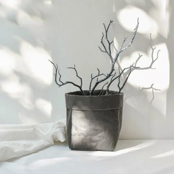 Многоразовый моющийся пакет из крафт бумаги многофункциональный для хранения