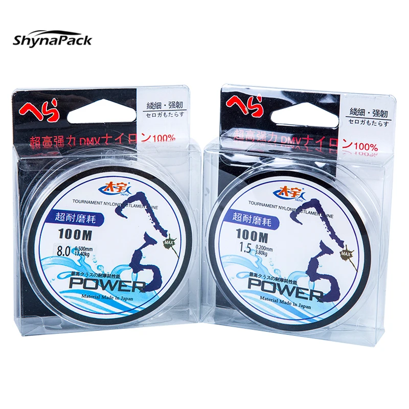 

Новое поступление, высокопрочная прозрачная леска 100 м, 100% нейлон, 3D, невидимая, прозрачная, не фторуглеродная, для ловли карпа