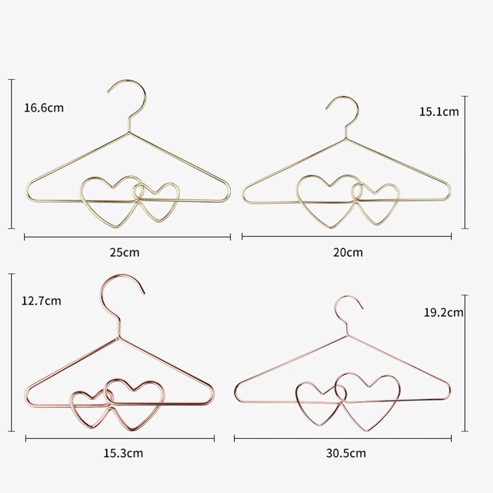 

Hanger Metal Children's Hanger Pet Hanger Nordic Electroplated Iron Hanger Wet Dry Multiple Styles Household Space Saver Hangers