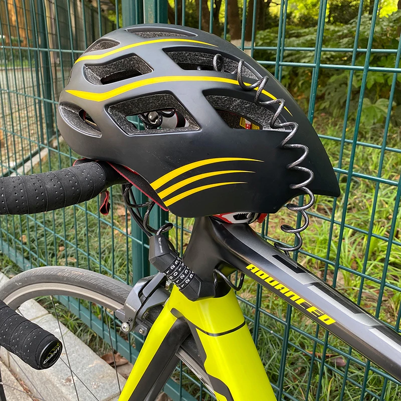 Замок для шлема WEST BIKING компактный Противоугонный замок с паролем 4 цифры