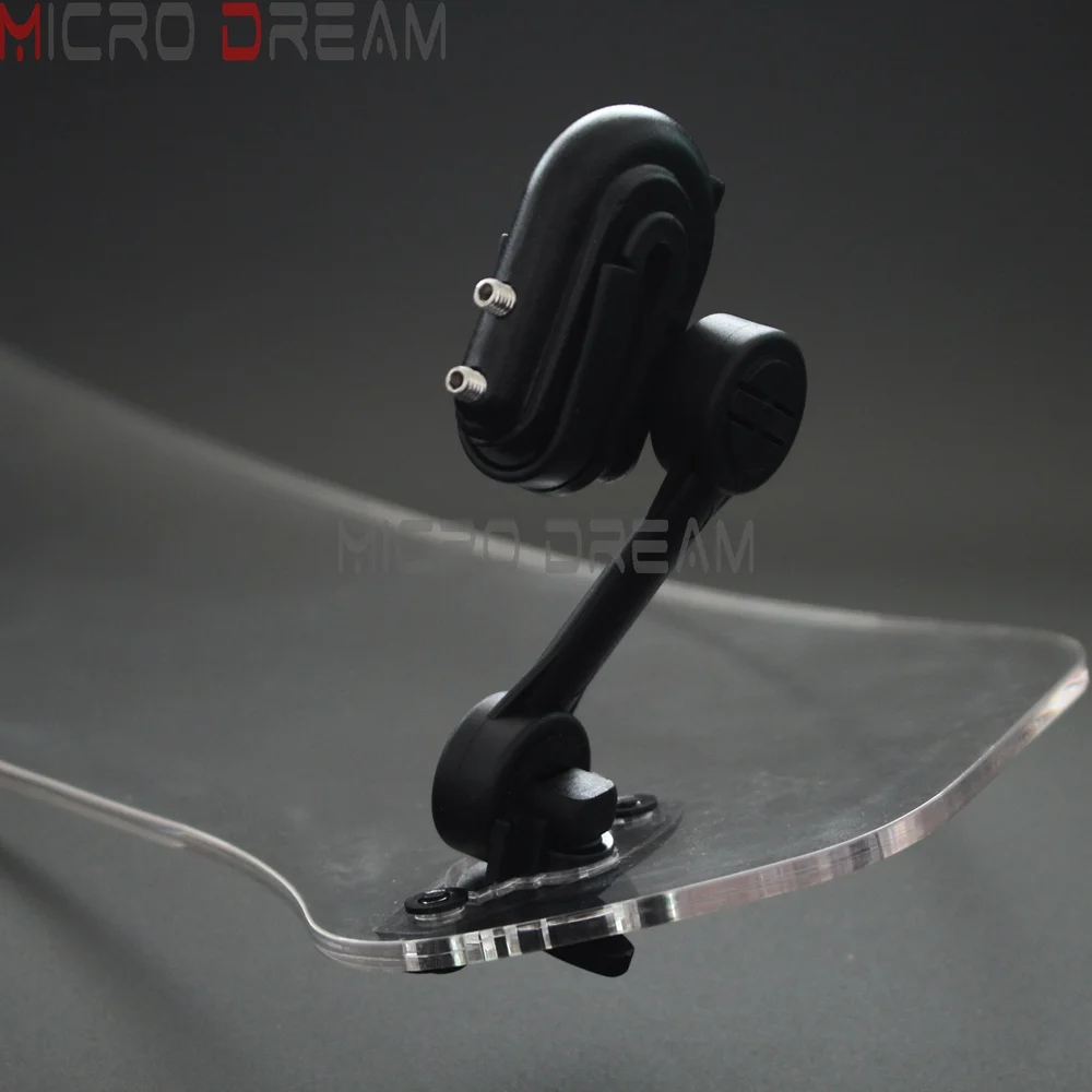 Регулируемый козырек на лобовое стекло мотоцикла для Suzuki M109R Honda XL700 Yamaha Scooter -