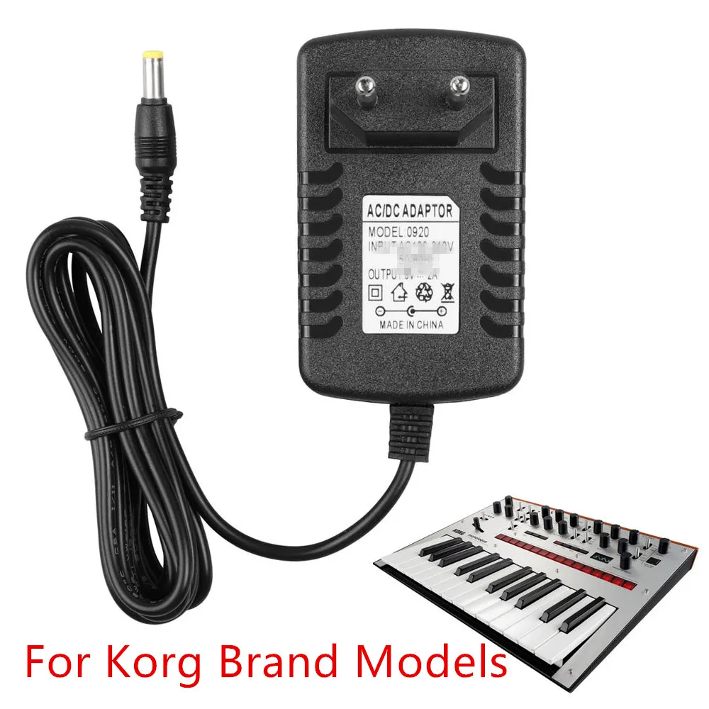 

9V AC Power Supply Adapter Mains for Korg Monologue KA350 Volca Series Charger For Keyboard Instrument Accessories