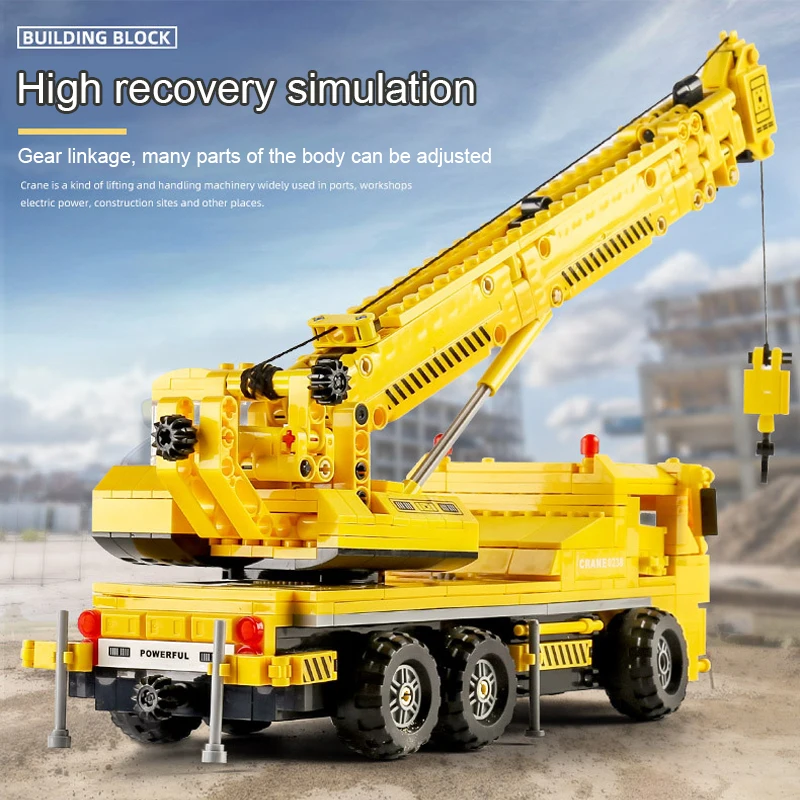 808 шт. Строительство подъемный кран строительные блоки для автомобилей городских