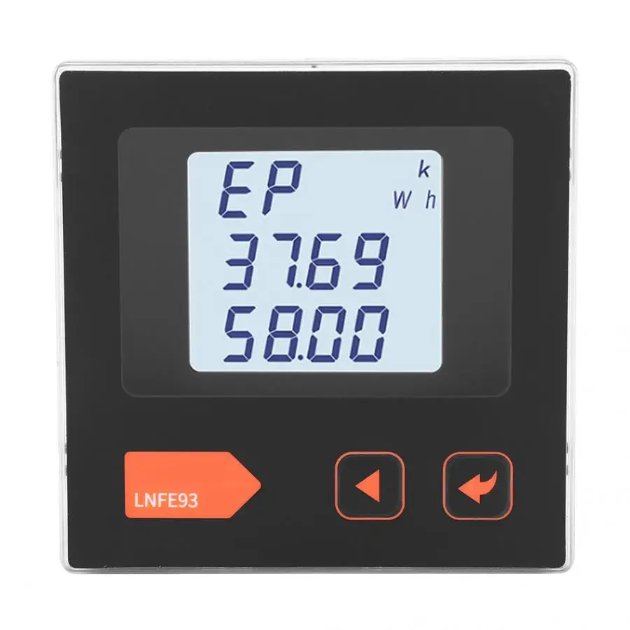 

Three-Phase Meter LNFE93 LCD Digital Electric Power Meter 3 Phase Multi-Function Voltage Current Meter Module Voltmeter Ammeter