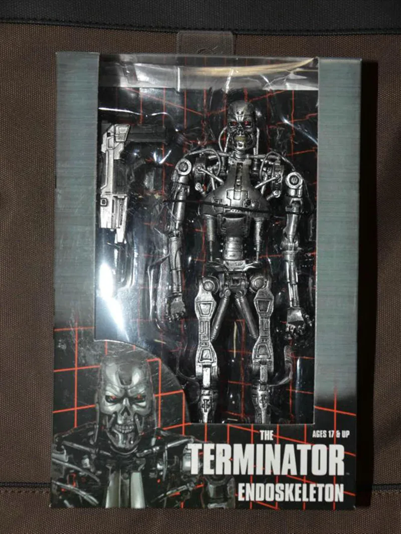 NECA Терминатор эндоскелет подвижная фигурка T-800 Модель ПВХ Коллекция игрушка