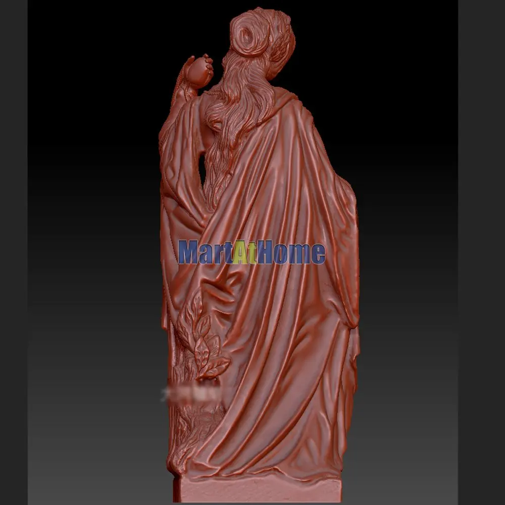 Европейская скульптура модель Jules Joseph Lefebvre 3D STL файл круглая резьба чертеж для ЧПУ