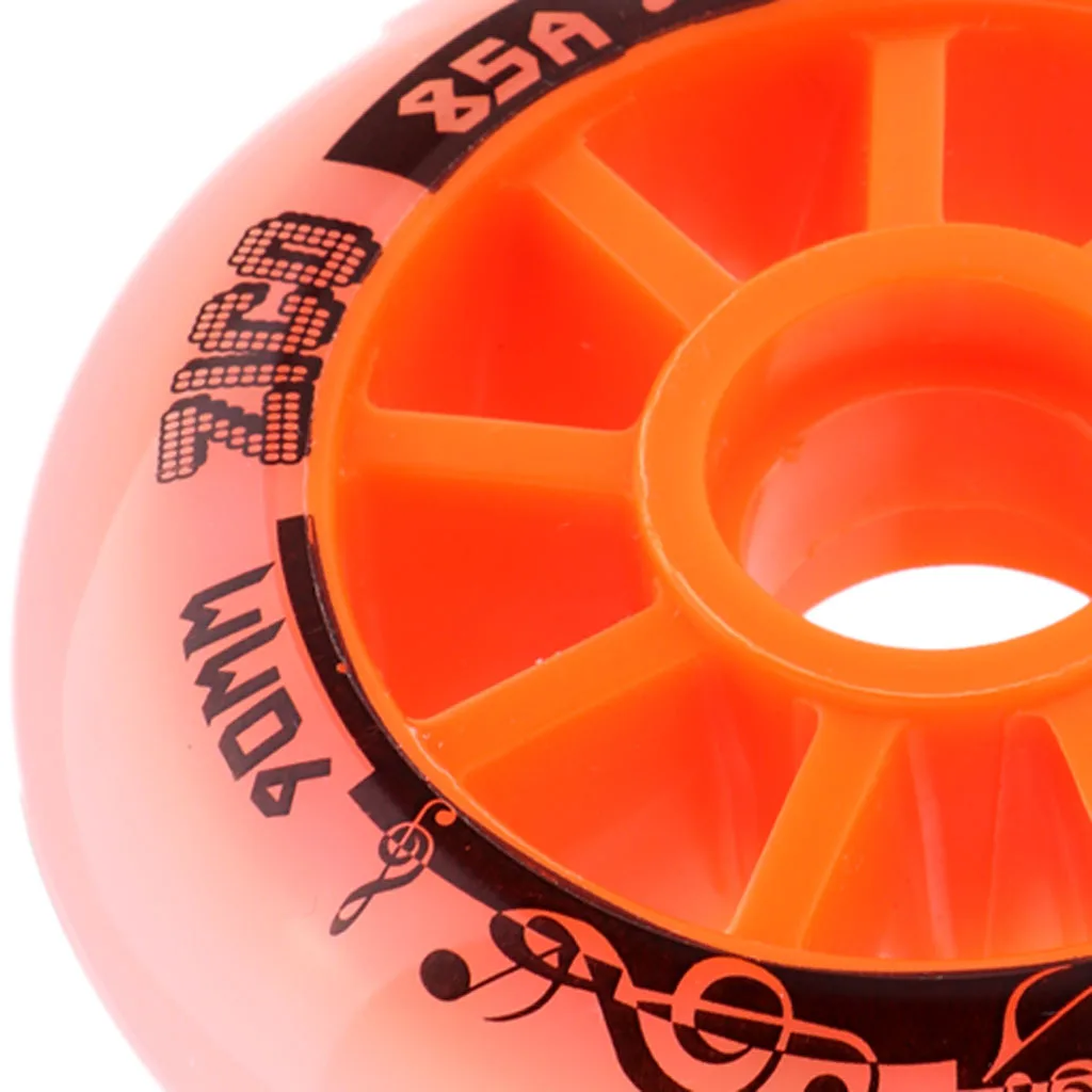 Уличные ПУ взрослые Волшебные роликовые коньки колесо Сменные гоночные 85a колеса