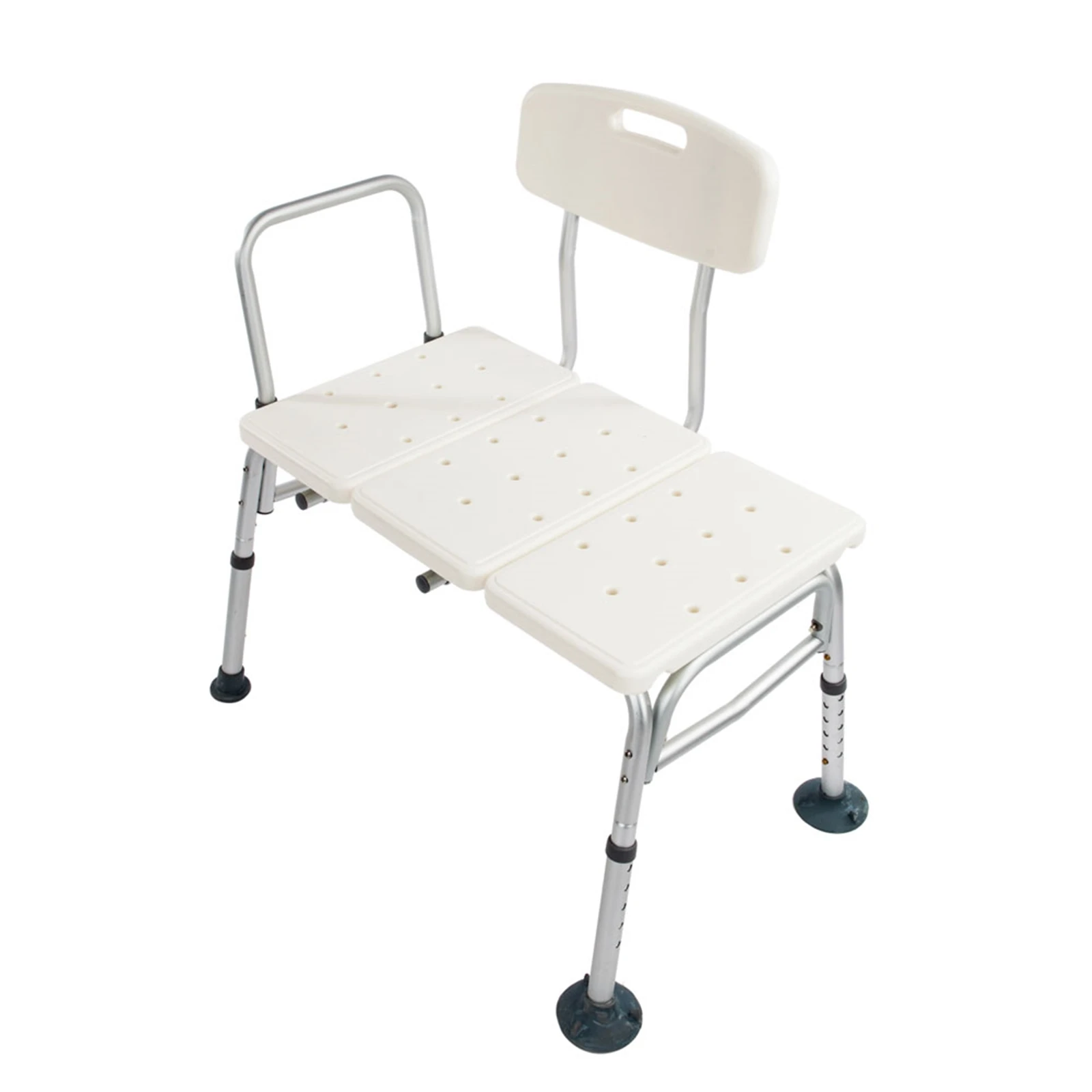 

FCH Medical Bathroom Safety Shower Tub Aluminium Alloy Bath Chair Transfer Bench with Wide Seat White