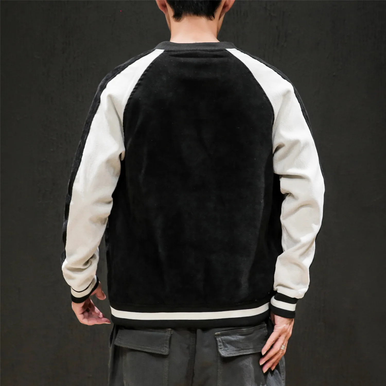 Куртка мужская 2019 Новая осенняя куртка Вельветовая бейсбольная спортивная