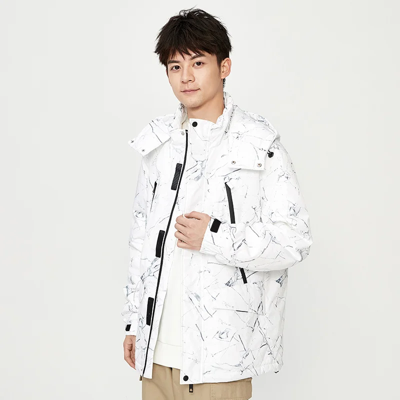 SEMIR Men Winter New Style Parkas Coat 2020 Japanese Tooling Padded Jacket Thick Hooded Thermal Function Men'S Trendy | Мужская