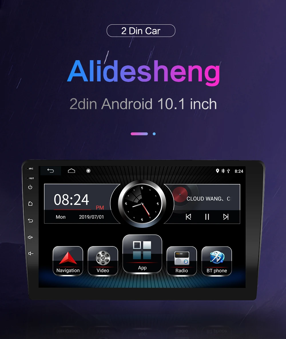 2 Din 2G ram Android 9,0 автомобильный Радио мультимедийный плеер для hyundai Tucson 2006 2007 2008 2009 2010 2011 2012 2013 gps навигация