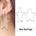 Серьги-кольца женские гипоаллергенные, из нержавеющей стали