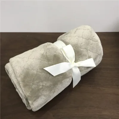 khaki 70x100cm Клетчатое мягкое детское одеяло из флиса кораллового цвета, мягкое детское постельное белье, стеганное одеяло для дивана, покрывало на заднее сиденье для домашних животных - Цвет: khaki 70x100cm