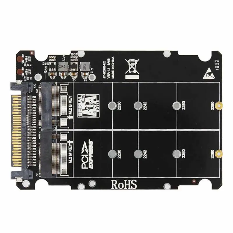 m 2 ssd u 2 адаптер 2 в 1 м 2 nvme ключ bm ngff ssd на pci e u 2 sff 8639
