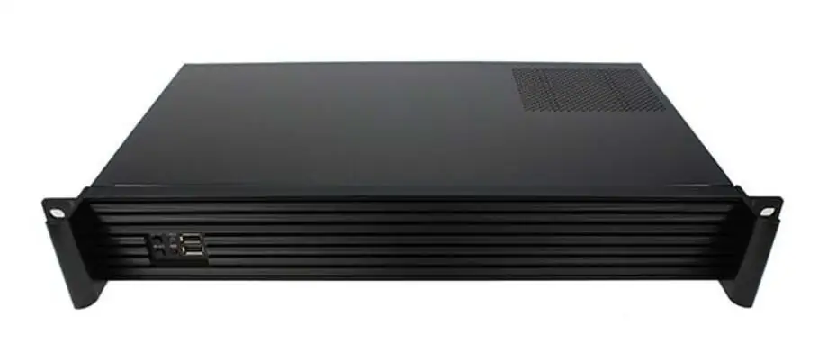 Новый 1.5U IPC корпус rackmount чехол глубина 250 мм MINI ITX ультра короткая для 17*17 см