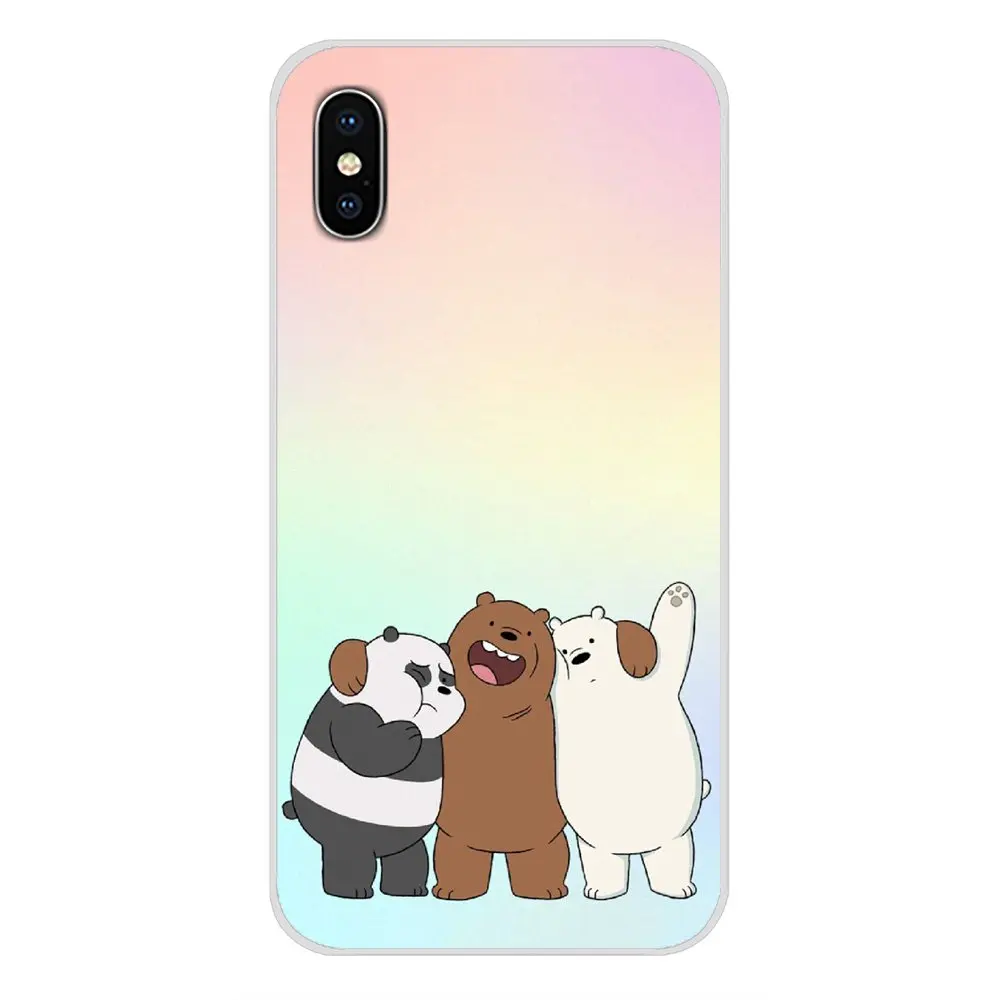 Аксессуары чехлы для телефонов Huawei Y5 Y6 Y7 Y9 Prime Pro GR3 GR5 2017 2018 2019 Y3II Y5II Y6II Kawaii Bear