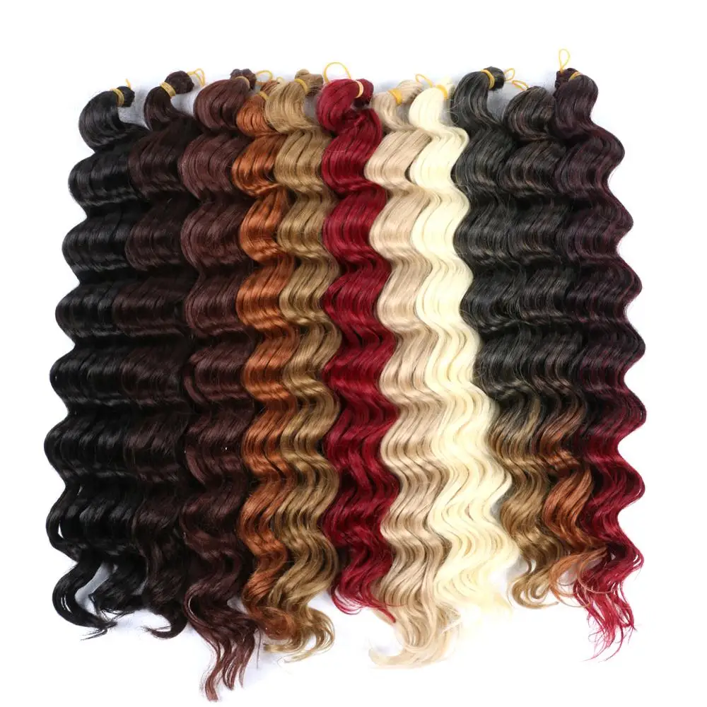 Пряди для наращивания 20 дюймов глубокая волна |