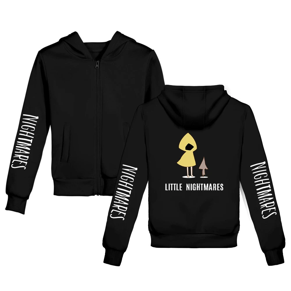 

Little Nightmares Hoodie Children's Tracksuit Girl Boy's Pullover Harajuku Streetwear 2021 Fashion Clothes Kids Size Zip jacket