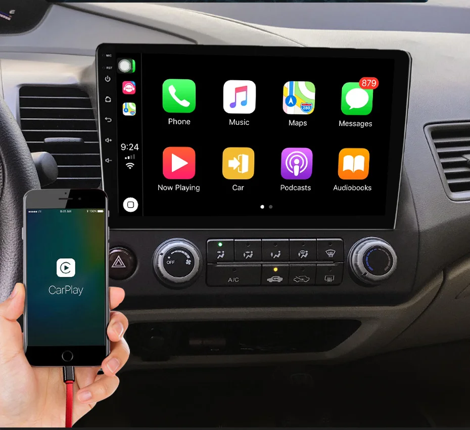 Универсальный Автомобильный навигатор Android 8 1 Carplay HDMI авто для Nissan Hyundai Kia toyota Ford Audi