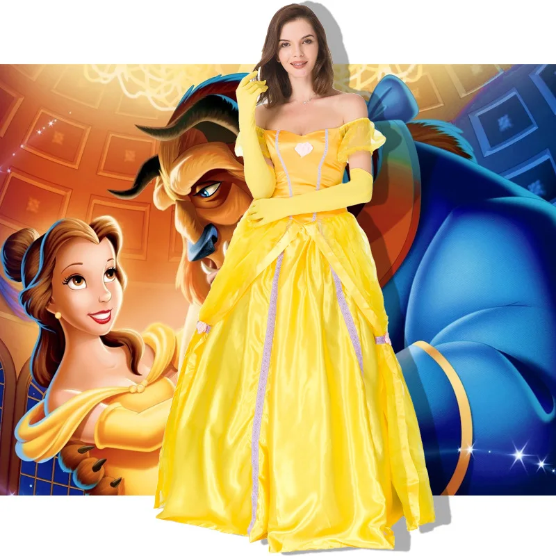 

Желтое платье принцессы Белль из м/ф «Красавица и Чудовище»