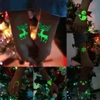 Светящиеся тату-наклейки, 1 шт., Рождественский карнавал вечерние ный новогодний декор, украшение для рождественской вечеринки