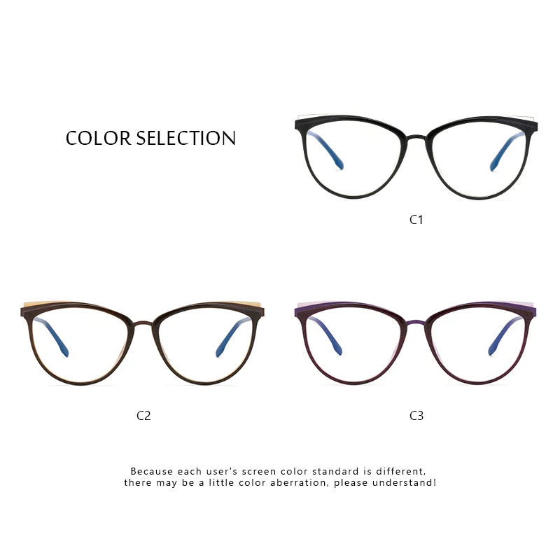 Очки TR90 с диоптриями женские рецептурные фотохромные прогрессивные