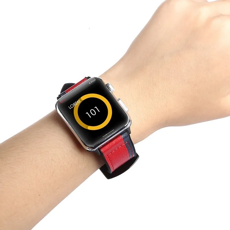 Кожаный силиконовый ремешок для apple watch 44 мм серия 4 3 2 1 ремешок для iwatch 38 мм 42 мм браслет умные аксессуары замена запястья