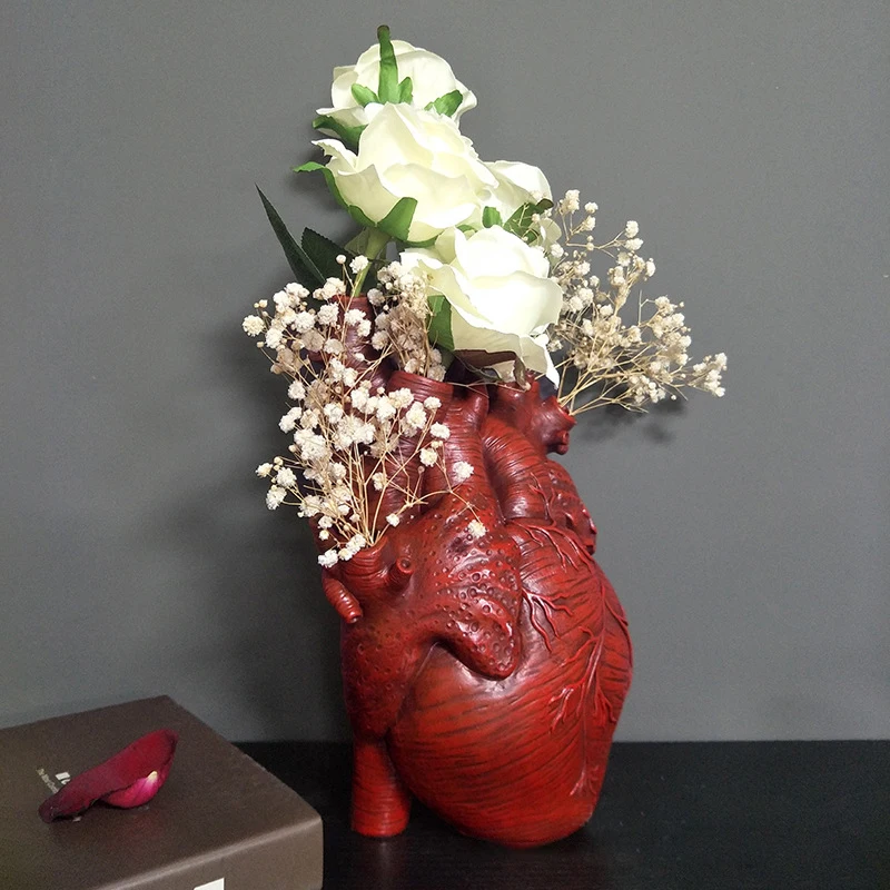 

Горячие продажи смола сердце ваза украшение домашний рабочий стол гостиная ваза обеденный стол экологически чистый, безопасный и надежный,...