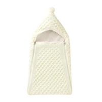 baby sleeping bags envelopes winter warm knitted newborn kids sleepsack footmuff for stroller zip up toddler infant swaddle wrap
