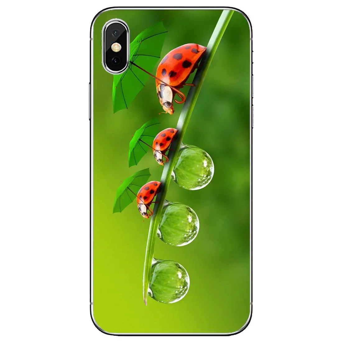 Мягкий чехол для Xiaomi poco X3 nfc F2 Pro M3 Mi 5X 6X Max Mix 1 2 2S 3 Mi5 Mi6 Mi3 Mi4 Lady-bug-Божья