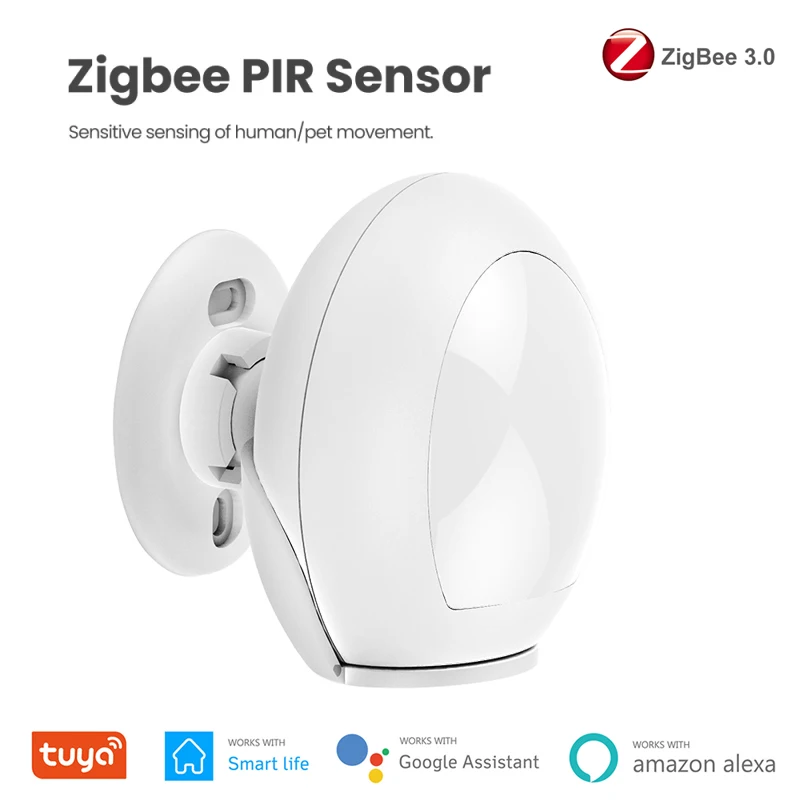 

Пассивный инфракрасный датчик движения Tuya ZigBee, система охранной сигнализации с дистанционным управлением, работает с Alexa Google Home