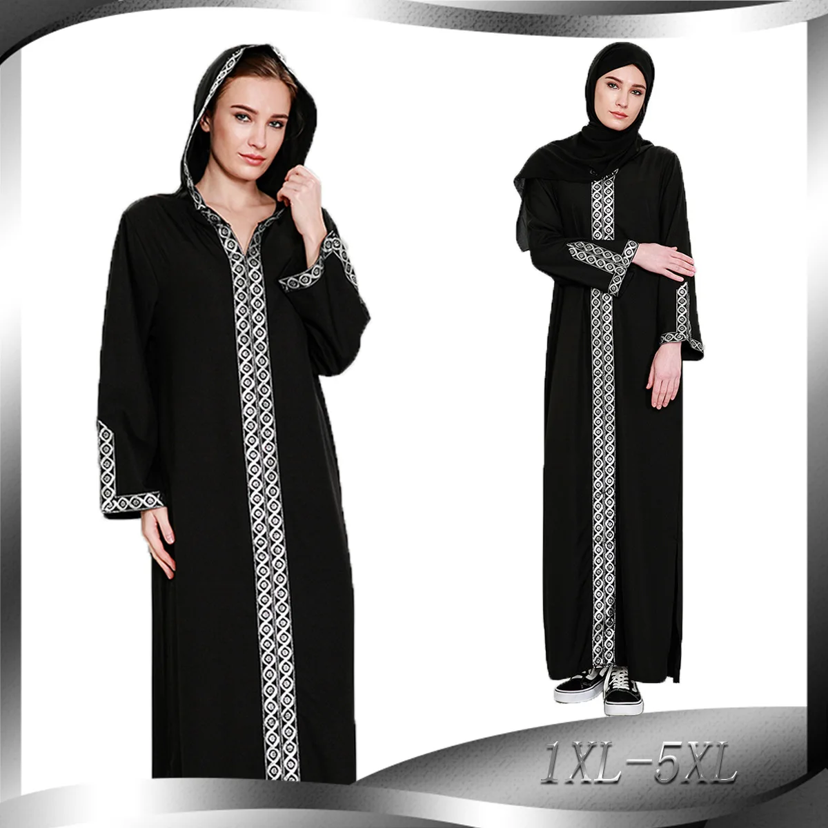 

Ближнего Востока, новые модные пикантные женские туфли с боковыми с капюшоном длинное платье с соединением внакрой модная мусульманская аб...