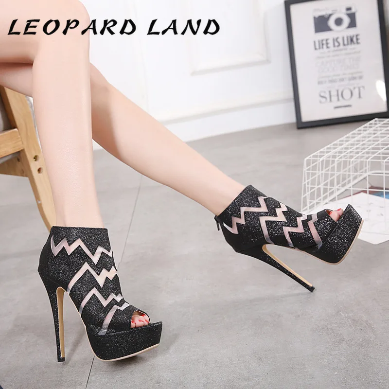 Женские пикантные Модные Туфли-лодочки на платформе с леопардовым принтом Сезон