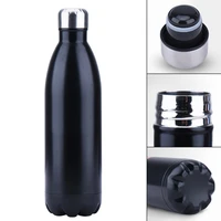 high quality 3505007501000ml double wall creative water bottle stainless steel beer tea coffee portable sport vacuum cup