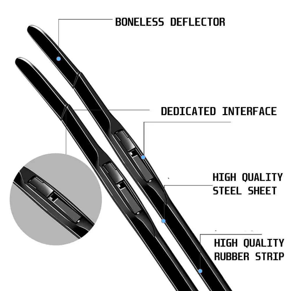 Щетки стеклоочистителя лобового стекла для Porsche Boxster Cayman 987 987C 2005 2006 2007 2008 2009 2010 2011